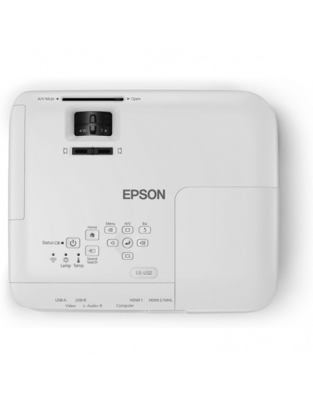 EPSON EB-U32 WUXGA,1920x1200,16:10,3200 Lumens,HDMI (V11H722040)