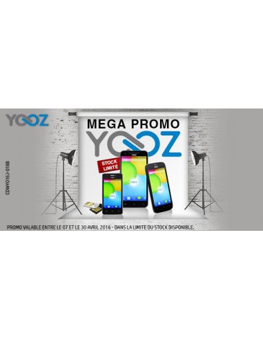 Promo YOOZ Z500,Black,FULL HD,1GB,16GB+ BA 100 Dhs Offert