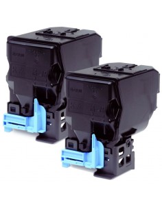 Epson Pack 2 Toners noir Séries AcuLaser C3900N/CX37DN (2x60 (C13S050594)