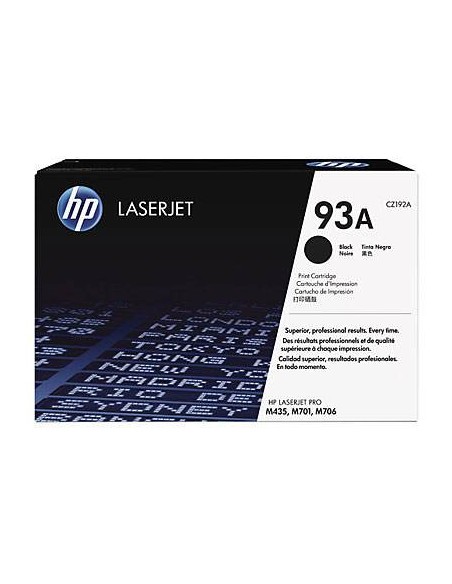 HP 93A Black LaserJet Cartridge (CZ192A) (CZ192A)