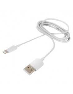 Câble Blanc LIGHTNING, pour appareils Apple.