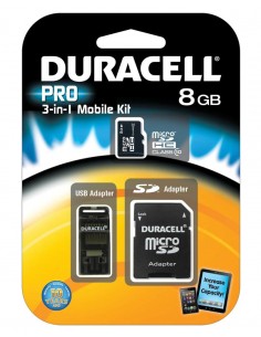 Duracell 8GB MicroSDHC 8Go MicroSDHC Classe 10 mémoire flash 2