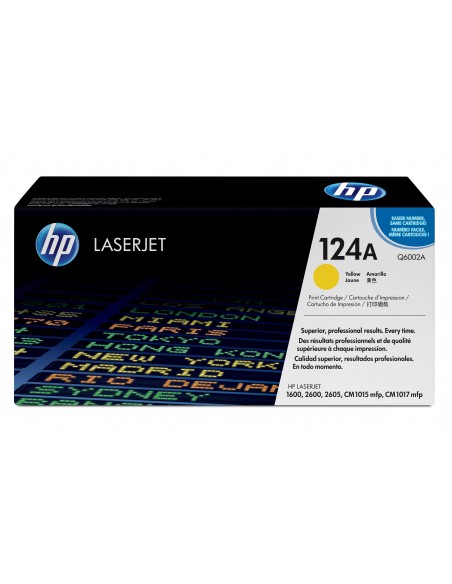 HP 124A toner LaserJet jaune authentique