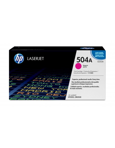 HP 504A toner LaserJet magenta authentique