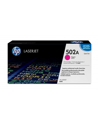 HP 502A toner LaserJet magenta authentique