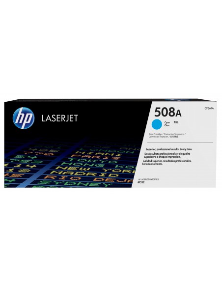 HP 508A toner LaserJet Cyan authentique