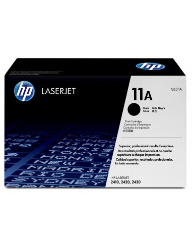 HP 11A toner LaserJet noir authentique