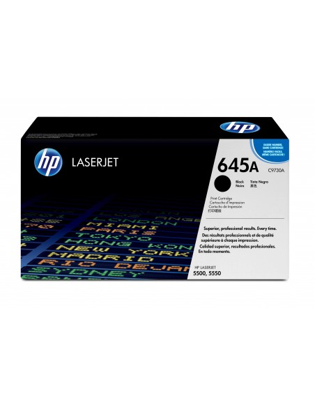 HP 645A toner LaserJet noir authentique