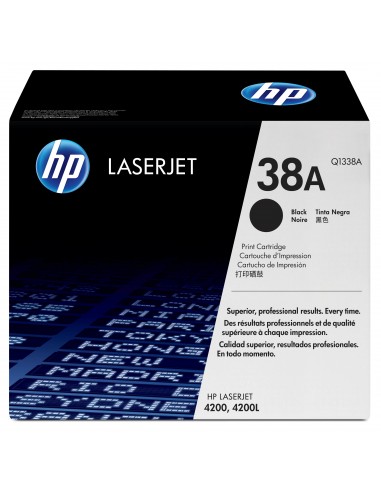 HP 38A toner LaserJet noir authentique