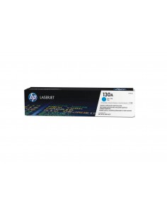 HP Cartouche de toner cyan d'origine LaserJet 130A