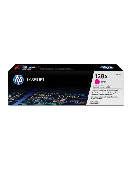 HP 128A toner LaserJet magenta authentique