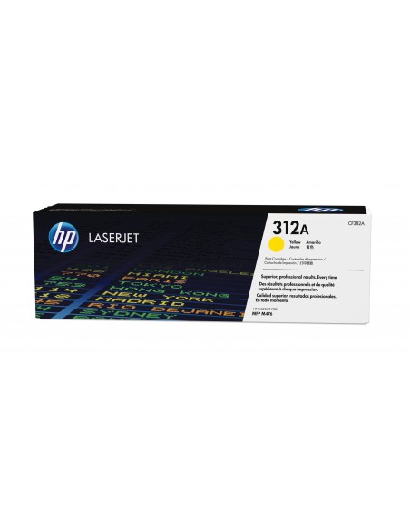 HP Cartouche de toner jaune authentique LaserJet 312A