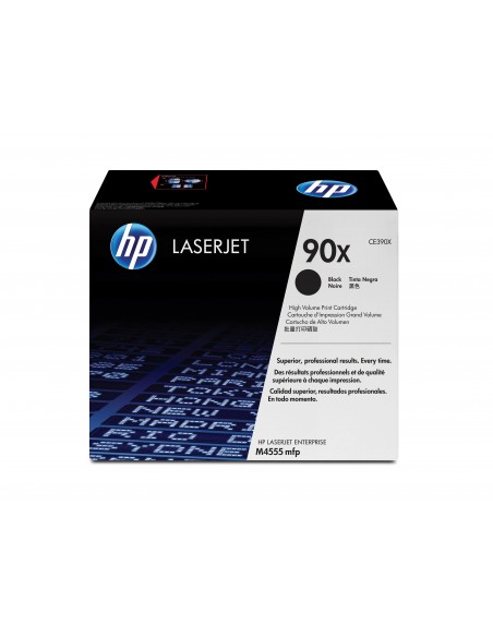 HP 90X toner LaserJet noir grande capacité authentique