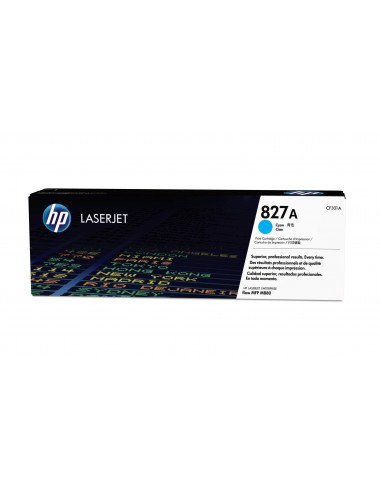 HP 827A toner LaserJet cyan authentique