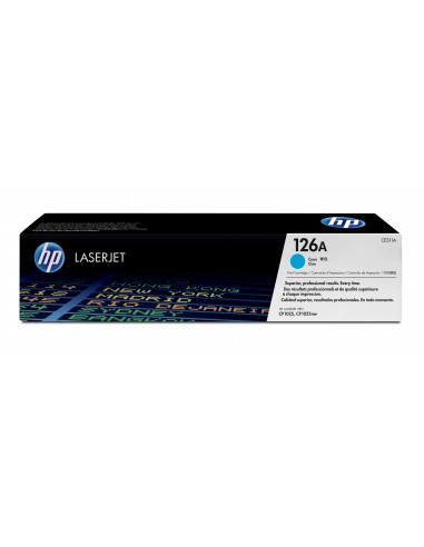 HP 126A toner LaserJet cyan authentique