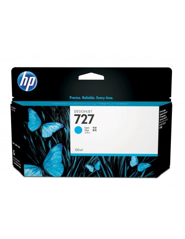 HP 727 cartouche d'encre Designjet cyan, 130 ml