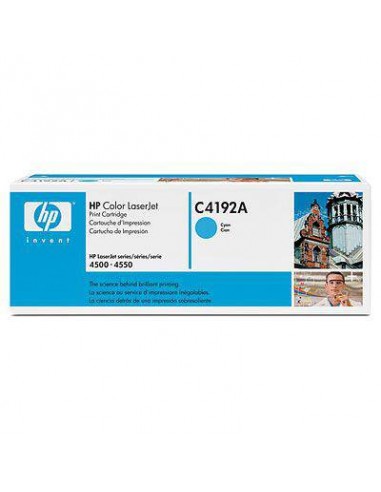 HP C4192A Cartouche 6000pages Cyan cartouche toner et laser