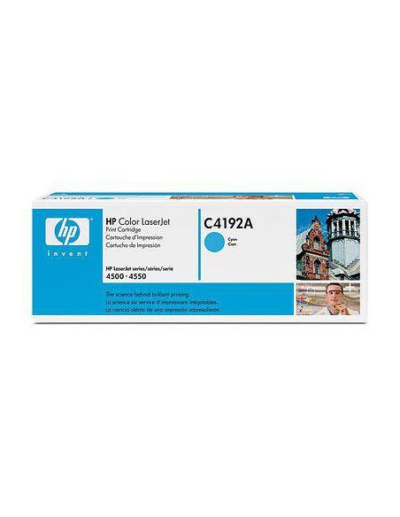 HP C4192A Cartouche 6000pages Cyan cartouche toner et laser