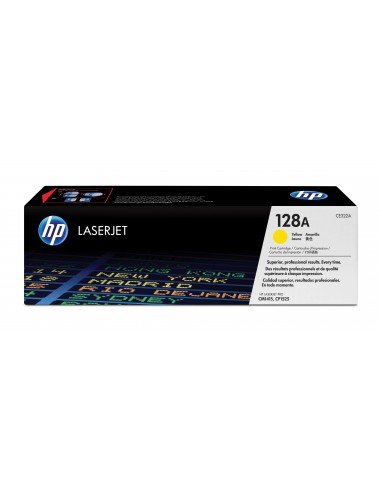 HP 128A toner LaserJet jaune authentique