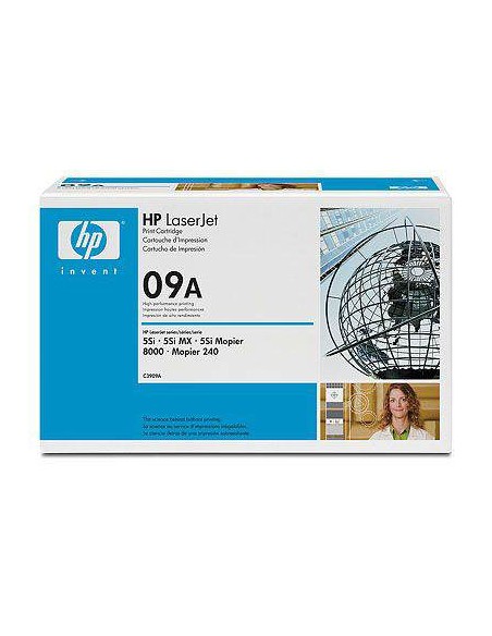 HP 09A Laser cartridge 15000pages Noir