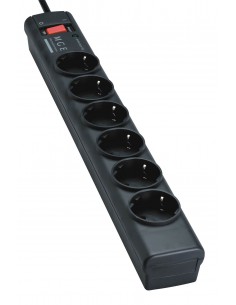 Eaton Protection Strip 6 FR (DIN) 6AC outlet(s) Noir protection surtension 2