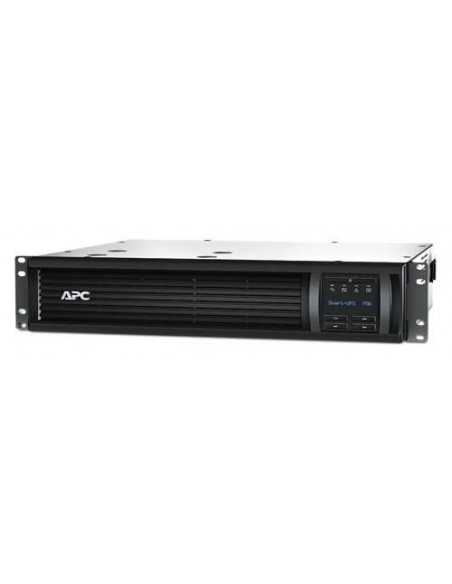 APC Smart-UPS Interactivité de ligne 750VA 4sortie(s) CA A mettre sur rack Noir alimentation d'énergie non interruptible
