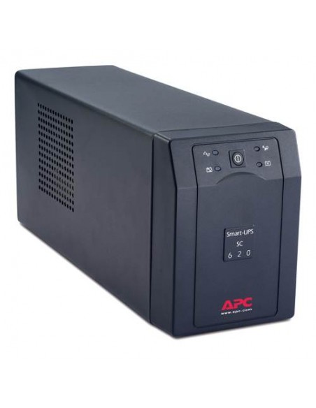 APC Smart-UPS Interactivité de ligne 620VA 4sortie(s) CA Tour Gris alimentation d'énergie non interruptible