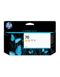 HP 70 cartouche d'encre DesignJet jaune, 130 ml