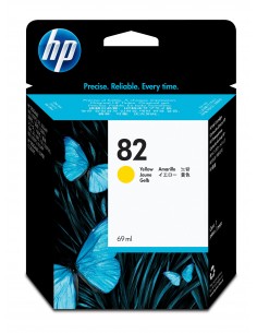 HP DesignJet 82 cartouche d'encre jaune, 69 ml 2