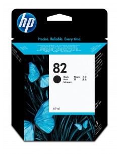 HP DesignJet 82 cartouche d'encre noire, 69 ml