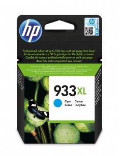 HP 933XL cartouche d'encre cyan grande capacité authentique