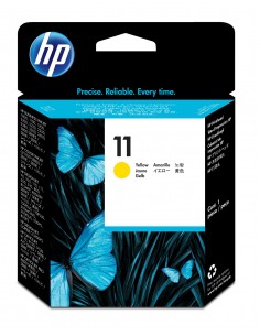 HP 11 tête d'impression jaune 2