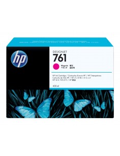 HP 761 cartouche d'encre DesignJet magenta, 400 ml