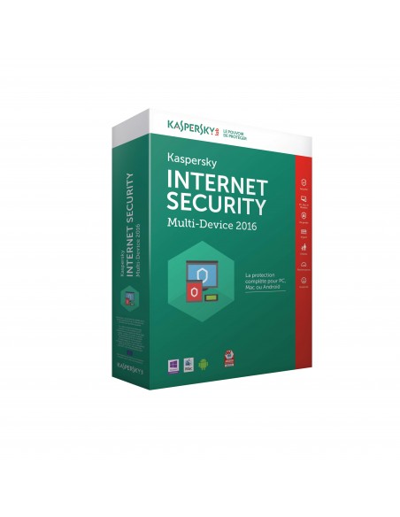 Kaspersky Lab Internet Security – Multi-Device 2016 Base license 10utilisateur(s) 1année(s) Français
