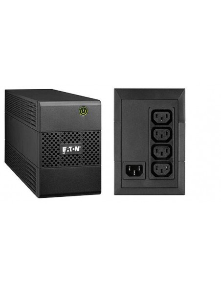 Eaton 5E500i Interactivité de ligne 500VA 4AC outlet(s) Rack Tour Noir alimentation d'énergie non interruptible