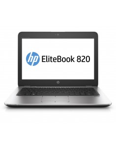 HP EliteBook 820 G4 2.7GHz i7-7500U 12.5" 1920 x 1080pixels Noir, Argent Ordinateur portable