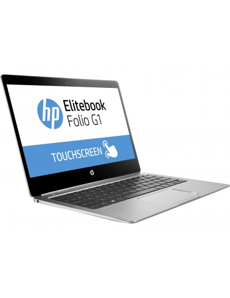 HP EliteBook Folio G1 1.1GHz m5-6Y54 12.5" 3840 x 2160pixels Écran tactile Argent Ordinateur portable