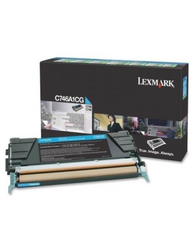 Lexmark C746A1CG Cartouche 7000pages Cyan cartouche toner et laser