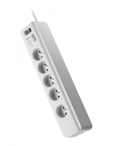 APC PM5-FR 5AC outlet(s) 230V 1.83m Blanc protection surtension