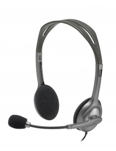 Logitech H111 Binaural Bandeau Gris Casque audio 2