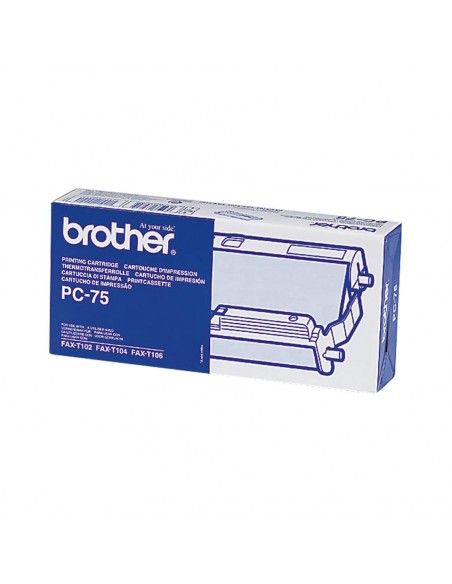 Brother PC-75 Fax cartridge + ribbon 144pages Noir 1pièce(s) consommable pour télécopieur