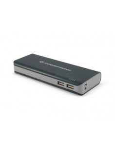 Conceptronic CPOWERBK12500 Lithium-Ion (Li-Ion) 12500mAh Noir, Gris banque d'alimentation électrique