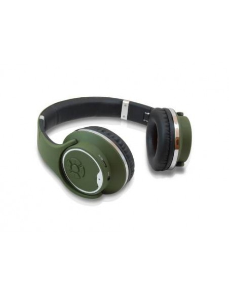 Conceptronic CHSPBTSPK Bandeau Binaural Câblé Bluetooth Vert casque et micro