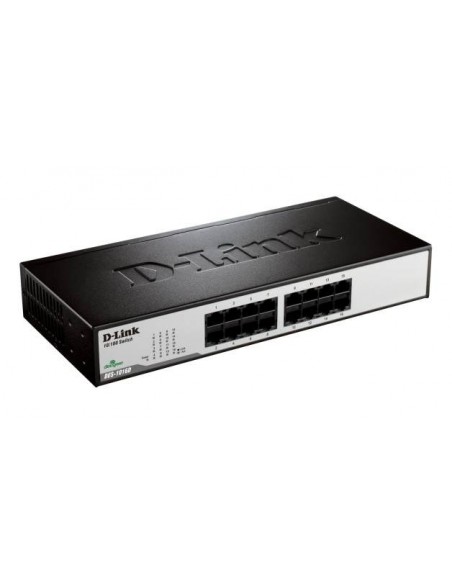 D-Link DES-1016D Non-géré Fast Ethernet (10 100) Noir