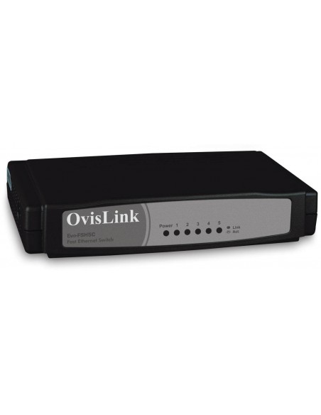 OvisLink Evo-FSH5C Non-géré Noir