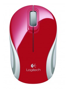 Logitech M187 RF sans fil Optique 1000DPI Ambidextre Rouge souris 2