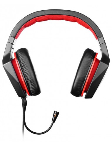 Lenovo GXD0J16085 Binaural Bandeau Noir, Rouge Casque audio