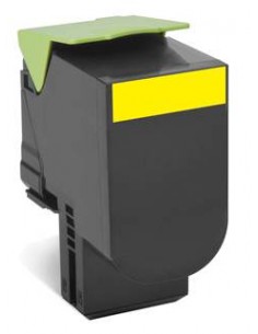 Lexmark 70C80Y0 1000pages Jaune cartouche toner et laser 2