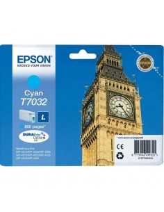 Epson Cartouche cyan L 800 Pages WF 4015DN/4025/4525DNF (C13T70324010)