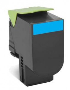 Lexmark 80C80C0 1000pages Cyan cartouche toner et laser 2